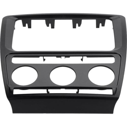Radio Panel Dash Fascia Plate Frame for Skoda Octavia (Automatic Aircon) 2004-2010 Adio Dvd Stereo Cd Panel