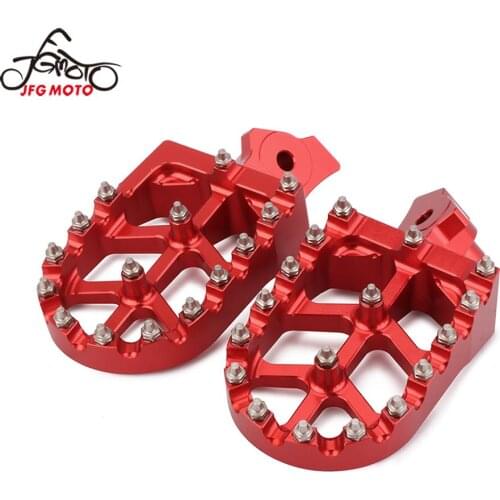 Motorcycle CNC Footrest Footpeg Foot Pegs For HONDA Z50R XR50R XR70R XR80R XR100R CRF80F CRF100F For Kawasaki KLR650 KL650