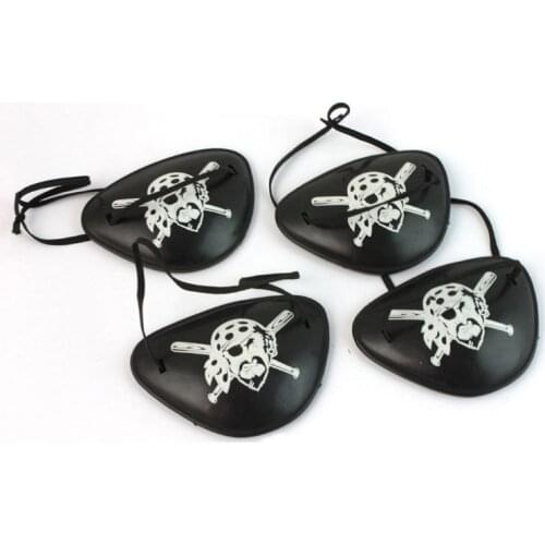 Pirate Party Props Eye Mask Dance Alone Play A Skull Plastic Black Eye Ball Pirates Of The Caribbean 2021