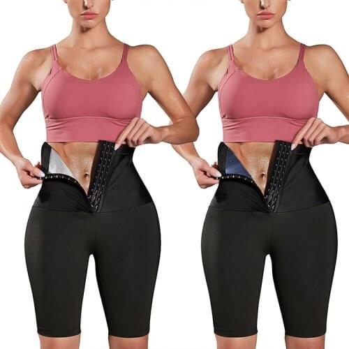 Sweat Sauna Pants Body Shaper Slimming Pants Thermo Shapewear Shorts Waist Trainer Tummy Control Fitness Leggings Workout Tights