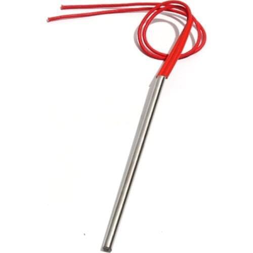 10PCS 6mm 190~220mm 201SUS Tubular Cartridge Heater 300W Single-End Pipe 110V/220V/380V Electric Heating Element for Water