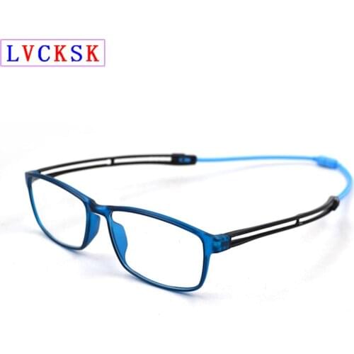 Unisex Ultralight Magnet Hanging necK Myopia Glasses Women Men Adjustable Legs NearsIghted Shortsighted Spectacles -1.0~-6.0 L3