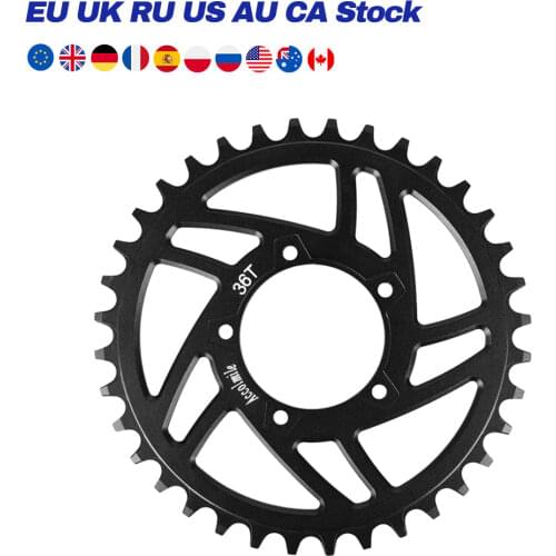 Chainring Sprocket 36T For Bafang BBS01BBS01B BBS02 BBS02B BBSHD Mid Drive Motor Electric Bike Replacement Chainwheel Protector