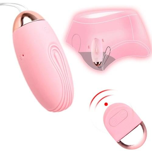 10 Frequency G-spot Vibrators Clitoris Stimulate Jump Egg Vibrator USB Charging Wireless Remote Control Sex Toys For Women