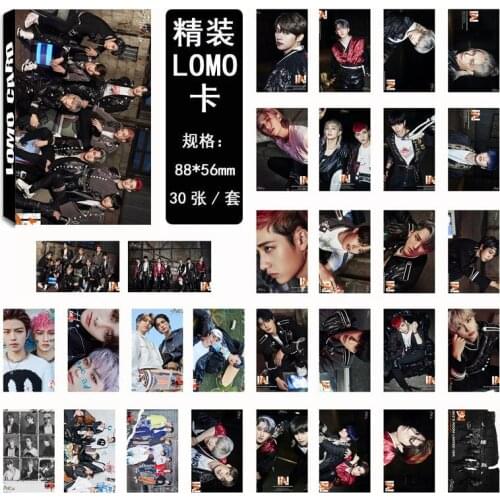 30pcs/set Kpop STRAY KIDS GO LIVE IN LIFE Back Door photocards Selfie Photo cards for fans collection wall decor