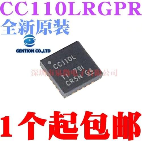 5PCS CC110LRGPR QFN20 silk-screen CC110L transceiver chip in stock 100% new and original