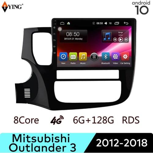 IYING Carplay For Mitsubishi Outlander 3 GF0W 2012-2018 Car Radio Multimedia Video Player Navigation GPS Android 10 Left Hand