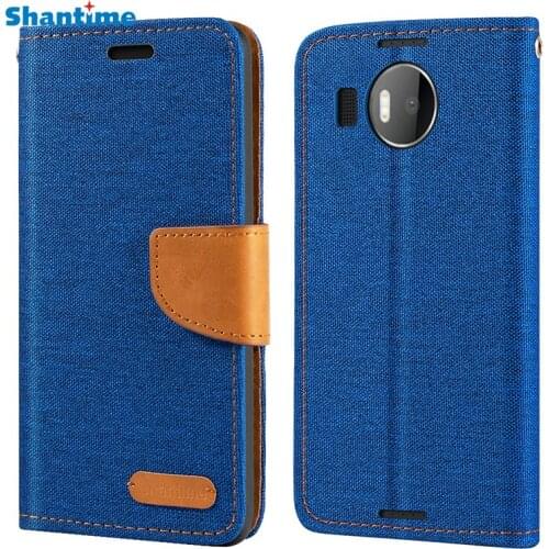 Oxford Leather Wallet Case For Microsoft Lumia 950 XL With Soft TPU Back Cover Magnet Flip Case For Microsoft Lumia 950 XL