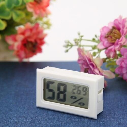 Mini Digital LCD Temperature Humidity Meter Thermometer Hygrometer Indoor Room Temperature Sensor Probe Instrument