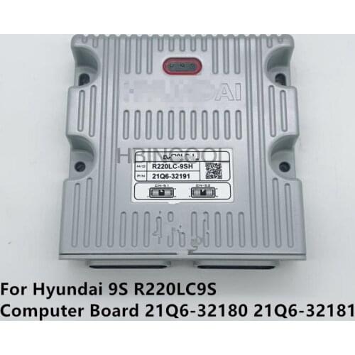 For Hyundai-9S Excavator Motherboard Hyundai R220LC-9S Computer Board 21Q6-32180 21Q6-32181 High Quality Excavator Accessories