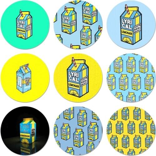 58mm Lyrical Lemonade Icons Pins Badge Decoration Brooches Metal Badges For Clothes Backpack Decoration