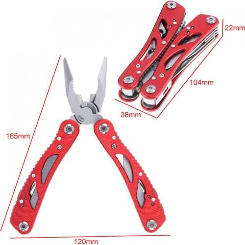 Mini Multifunction Built-in Spring Combination Folding Pliers Tool with Screwdriver Set and Hand Polished Surface Treatment