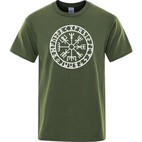 Men Vikings Odin Warrior Legend T Shirt Pure Cotton Tops Tee Novelty Men Short Sleeve Crewneck Tees Summer Cotton Mens T-Shirts