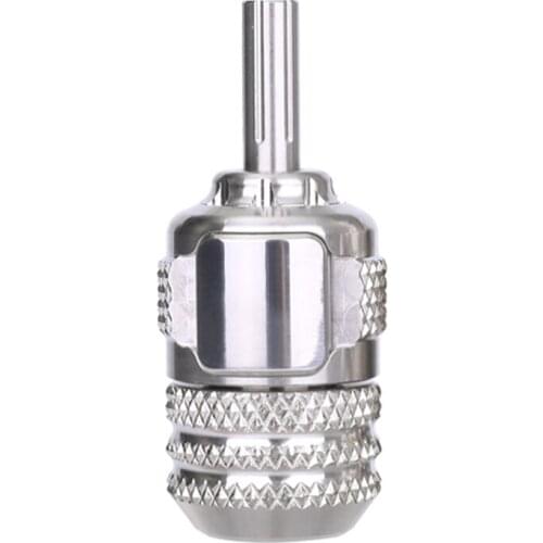 Yilong New Strong Magnetic Needle Tattoo Grip Stainless Steel Aluminum Self-locking Grip No Rubber Band No Ink Jet