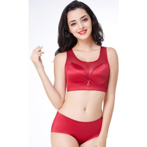 Brand 2019 NEW Sexy Intimates Bra Set wire free Underwear Lace Lingerie Push Up bralette Comfortable Bra and panty Sets