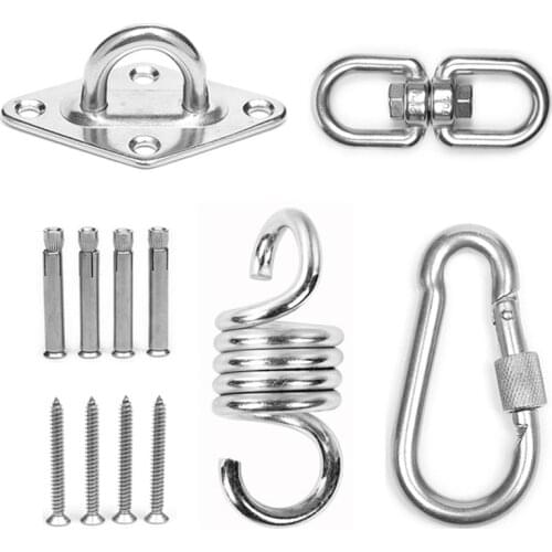 Hammock Swing Chair Swivel Hook Stainless Steel Hanging Seat Accessories Hanging Kit Tools