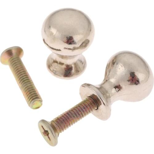 2Pcs Zinc Alloy Furniture Handles Door Cupboard Drawer Kitchen Mini Pull Handle Jewelry Wooden Box Knob for Furniture 18x14mm