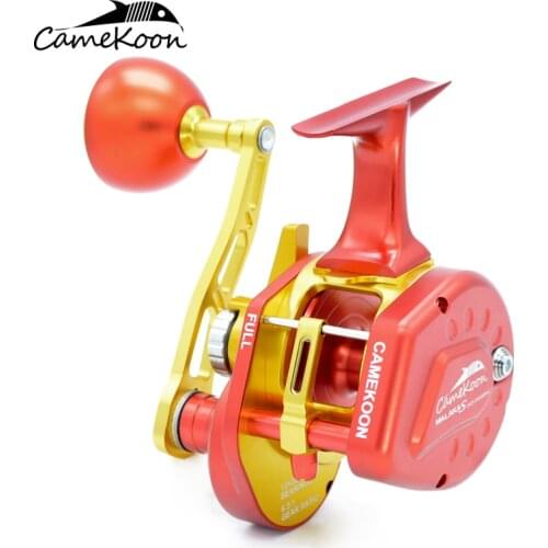 CAMEKOON MALAKAS Series Underhead Reel 35KG Carbon Fibre Drag Lever Drag Saltwater Jigging Fishing Reel Big Game Reel