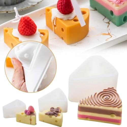 Cheese Cake Mould Food Grade Silicone 3 Styles Cartoon Silicone Cheese Mold DIY Baking Mousse Dessert Mould Kitchen Accessories