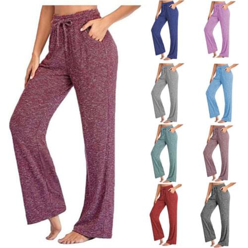 YIKUO Women's Straight Trousers