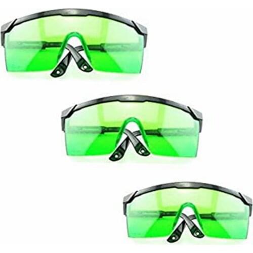 Protective Goggles for Violet/Blue 400nm-450nm Laser Safety Glasses(Pack of 3)