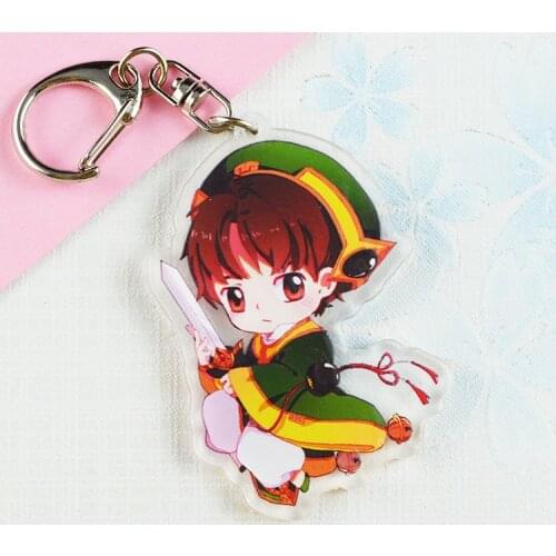 1pc Anime Cardcaptor Sakura Card Captor Sakura Li TUKISIRO Acrylic Keyring Keychain Pendant