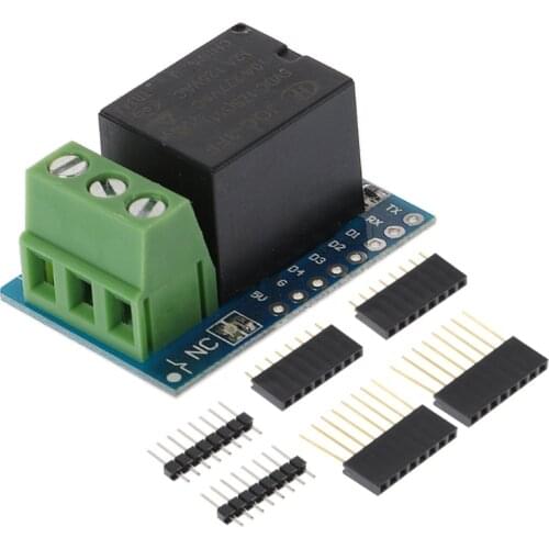 1PC Relay Relais Shield For WeMos D1 Mini Wifi ch340 IoT Lua Compatible 397