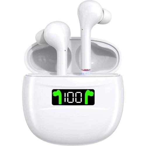 10 PCS J3 Pro TWS Wireless Earphones Bluetooth 5.0 IPX7 Waterproof Earbuds LED Display Built-in Mic for Cellphone