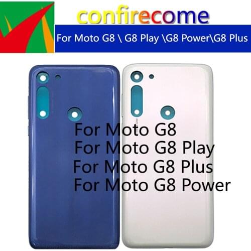 10Pcs\Lot Replacement For Motorola Moto G8 Play G8 Power G8 Plus Battery Back Cover Rear Housing Cover Case Chassis Shell
