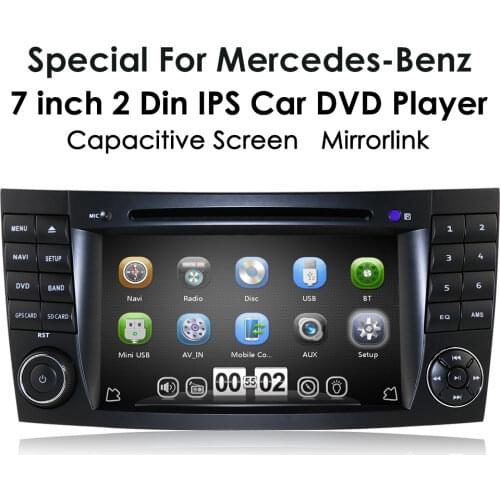 2 Din Car Multimedia player For Mercedes Benz E-Class W211 E200 E220 G-Class W463 CLK-Class W209 CLS-Class W219 Radio GPS DVD