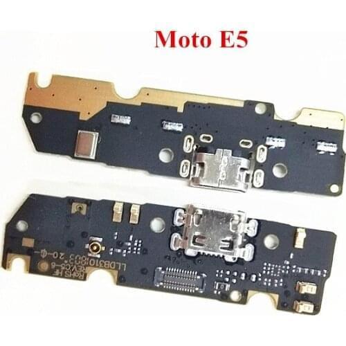 20PCS/Lot USB Charging Port Dock Connector Charge Board Flex Cable For Motorola Moto E5