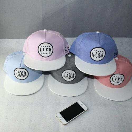 2018 fashion like baseball cap cotton casual style kickback cap boy and girl child hip hop hat