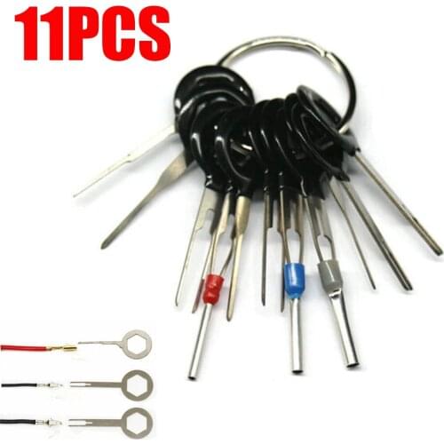 3/11pcs Car Terminal Removal Kit Electrical Wiring Crimp Connector Pin Extractor Kit Car Electrico Repair Accessories