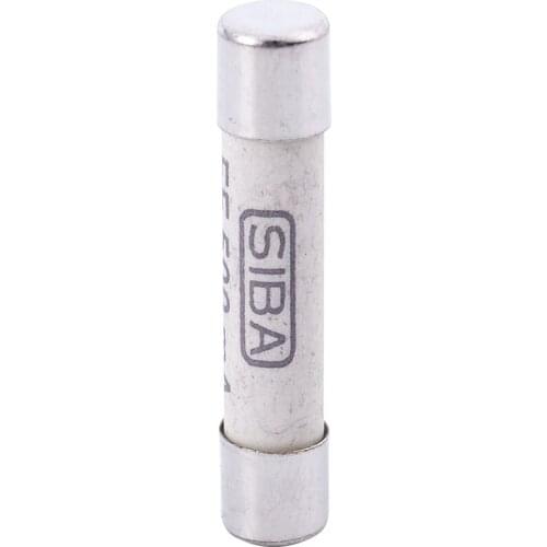 5 pcs silver+white ceramics 1000V 500mA 6.3 x 32mm White Ceramic Fuse for Multimeter 3*0.5*0.5cm