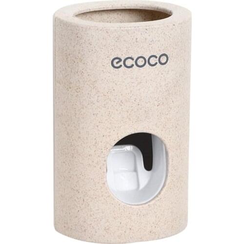 Automatic Toothpaste Dispenser non-toxic Wall hanger Mount Dust-Proof Toothpaste Squeezer quick take straw toothpaste rack