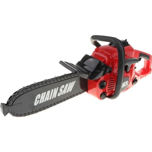 Children Battery Operated Chainsaw Toy With Rotating Chain & Sound