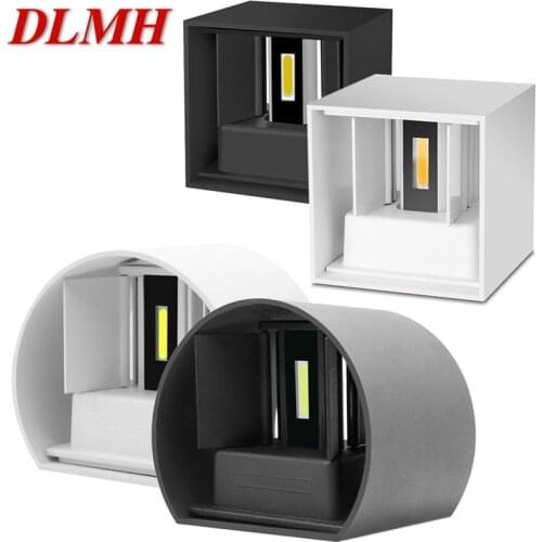 DLMH Outdoor Wall Light Fixture LED Patio Porch Sconces Waterproof Creative Decorative For Bedroom Living Room