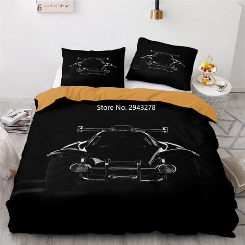 Home Textile Rocket Alliance Game Pattern Comfortable Duvet Quilt Cover Pillowcase Bedding Set Teenager Adult Bedroom Decor