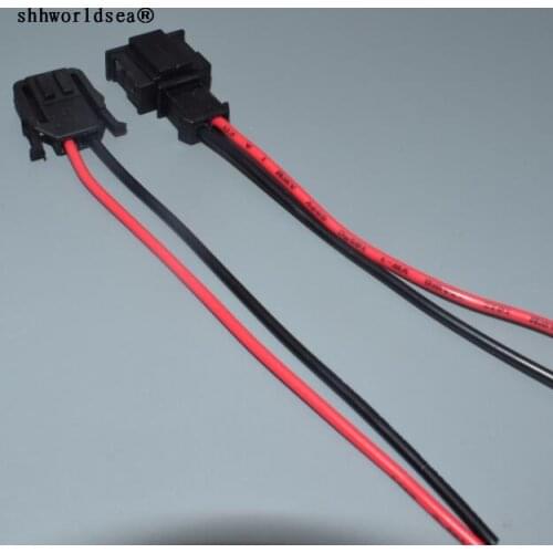 Shhworldsea 2 pin way 3.5 mm male female electric auto plug Sensor Wire Harness connectors 1-929588-1 for vw 191972702