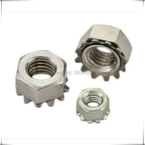 M4 M5 Stainless Steel 304 Cap Multi-toothed K Nuts 200pcs/lot