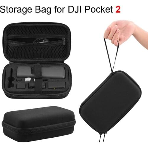 Mini Carrying Case for DJI Pocket 2 Storage Bag Portable Nylon Handbag Shock-proof Box Protector Gimbal Camera Accessories