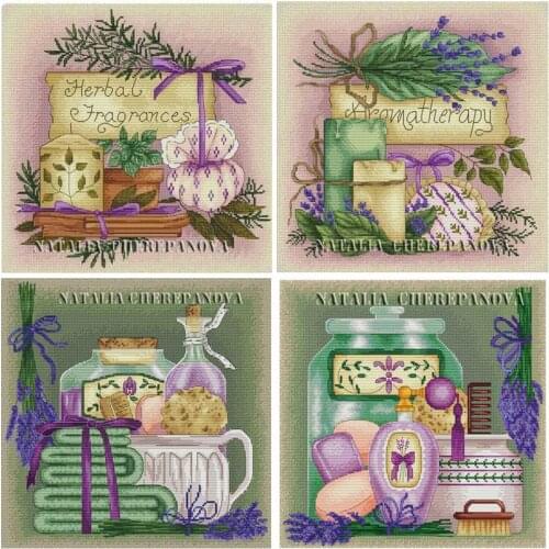 Lavender series patterns counted 11CT 14CT 18CT Cross Stitch Set DIY Chinese Cross-stitch Kits Embroidery Needlework Home Deco
