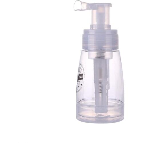 180ml Portable Travel Clear Powder Atomizer Bottle Plastic Refillable Sprayer Container Perfume Atomizer Empty Small Spray Bottl