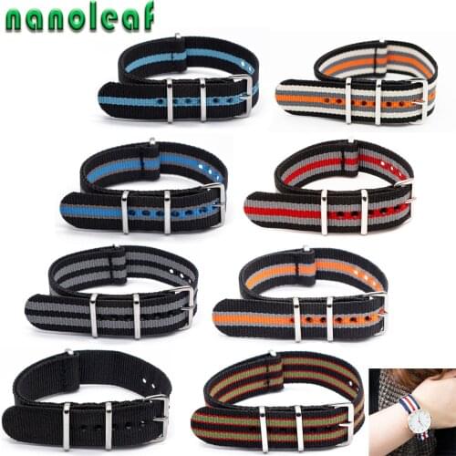 Nylon Strap for NATO ZULU Fashion Belt 18MM 20MM 22MM 24MM Watch Replacement Band Men Women Sport Wristband 41 Color Options