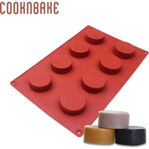 COOKNBAKE Silicone Mold for cake soap round pudding jelly pastry baking tool biscuit bread form silicone candy ice cookies tool