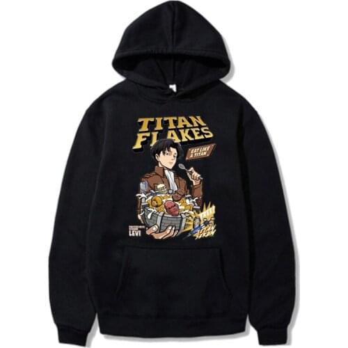New Attack On Titan Anime Hoodie Casual Long Sleeve Kpop Hip Hop Loose Unisex Sports Man Woman Teenagers