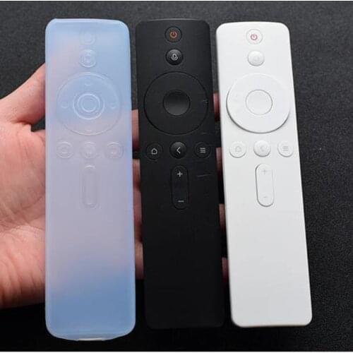1Pcs Remote Cover For Xiaomi 4A TV Voice Buttons Version Soft Silicone Remote Control Protective Case Rubber Cover