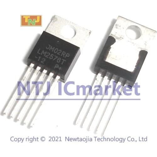 10 PCS LM2576T-12 TO-220 LM2576 Voltage Regulator IC CHIP