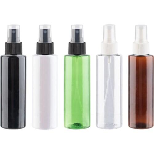 Empty Mist Spray Plastic Bottle For Toilet Water Perfume Toner Cleaning Sprayer Pump Container For Cosmetics Packing 150ml 25pcs