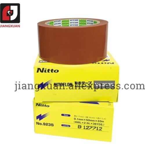 5 pcs 923S T0.10mm*W50mm*L33m Nitto Denko NITOFLON PTFE Film Tape